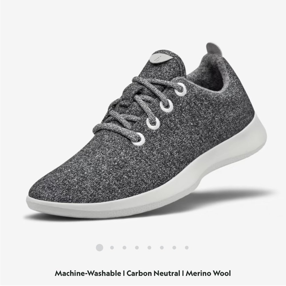 Allbirds Women's Wool Runners Everyday Sneaker Size 7 Natural Grey